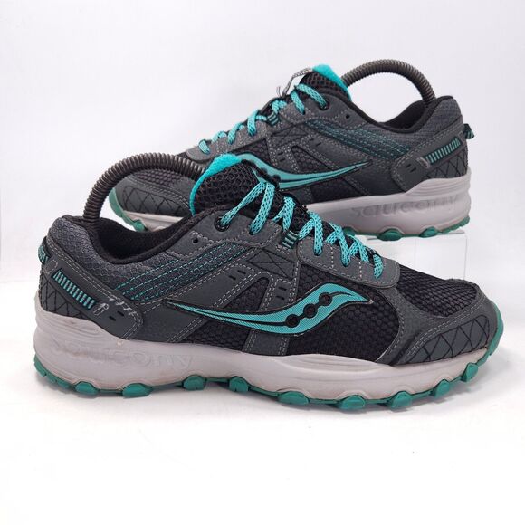 Saucony Raptor TR Athletic Lace Up Shoe Womens Size 8.5 S15427-1 Gray Blue - Picture 6 of 10